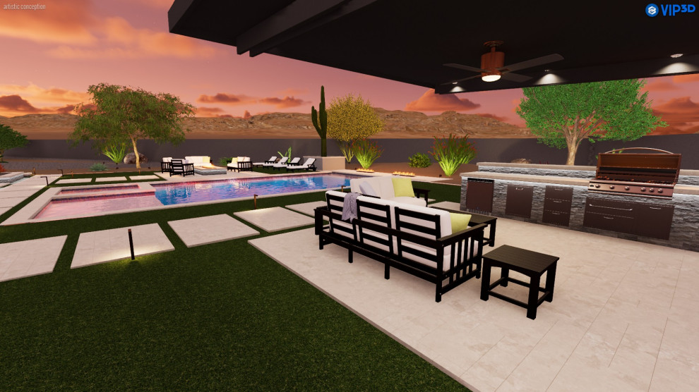 Scottsdale Outdoor living design
