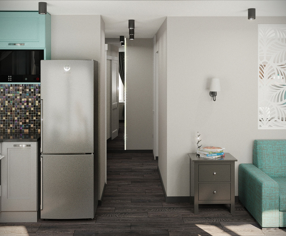 32 КВАДРАТА. Перепланировка из однушки в двушку в индивидуальном стиле.