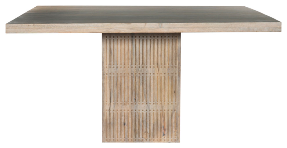 Sarah Square Gathering Table, 60" Midcentury Dining Tables by