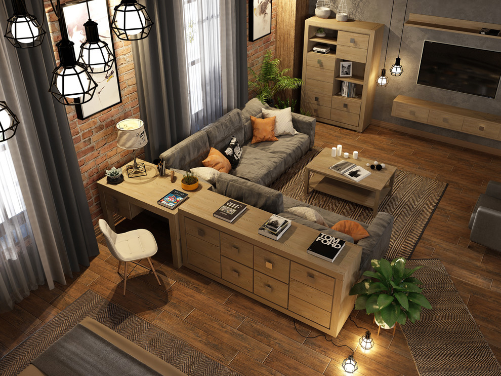 Спальня Темпо из массива с брашированнием