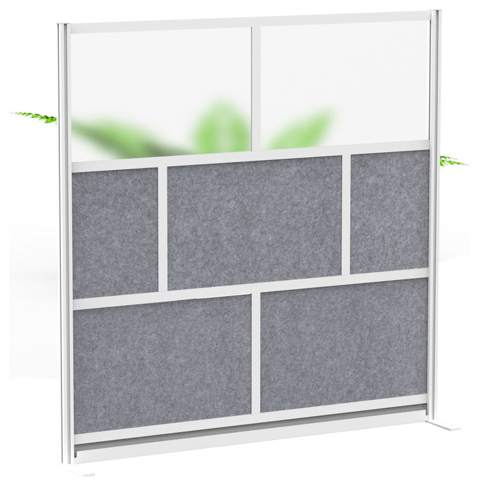 Offex Modular Room Divider Wall System 70" x 70" Starter Wall