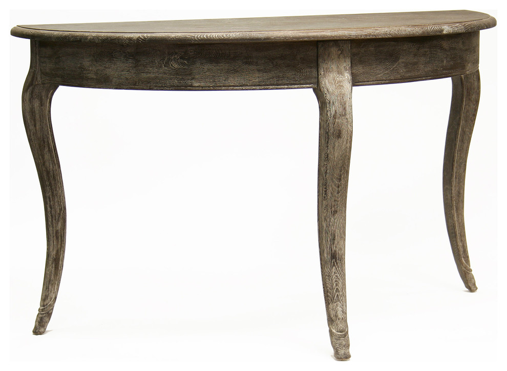 Maison French Country Demi Lune Console Table