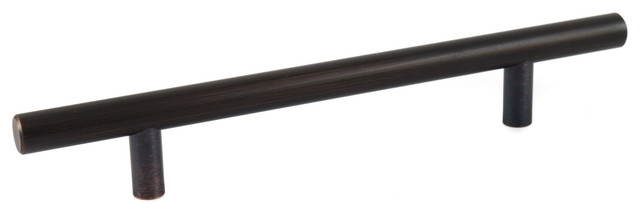 Celeste Bar Pull Cabinet Handle Oil-Rubbed Bronze Solid Steel, 5"x8"