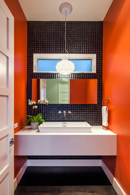 7 Striking Paint Colors For Your Powder Room - Paint Ideas For Powder Room