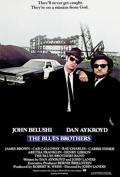 The Blues Brothers Movie Official Merchandise Poster 24 X 36 Original Vintage Po 