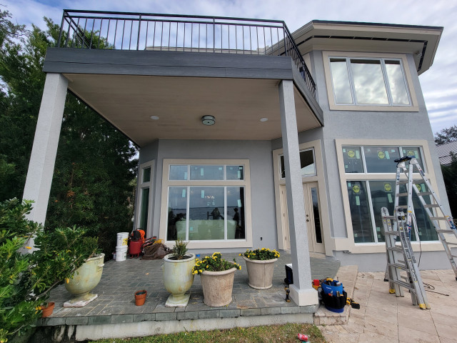 Two Story Back Deck Replacement costero-terraza-y-balcon