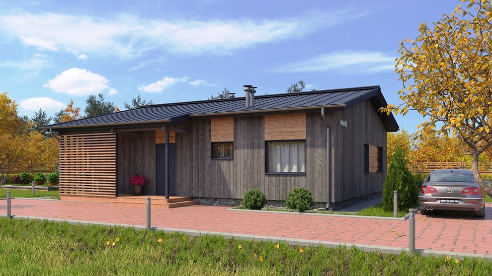 Дом из клеёного бруса для постоянного проживания "Базис 4"