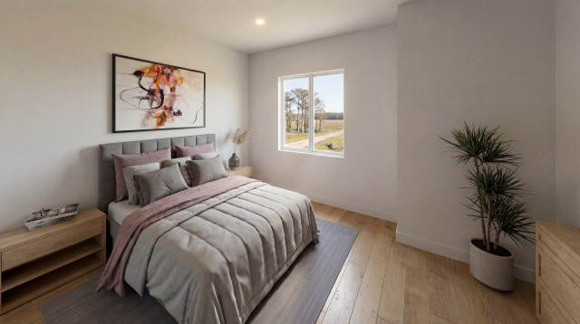 Beauclair Model Home scandinavian-bedroom
