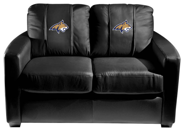 Montana State Bobcats Stationary Loveseat Commercial Grade Fabric
