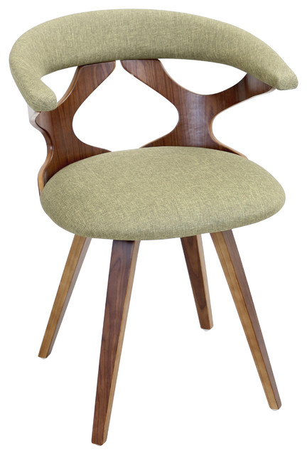 The Monte Dining Chair, Green, Fabric