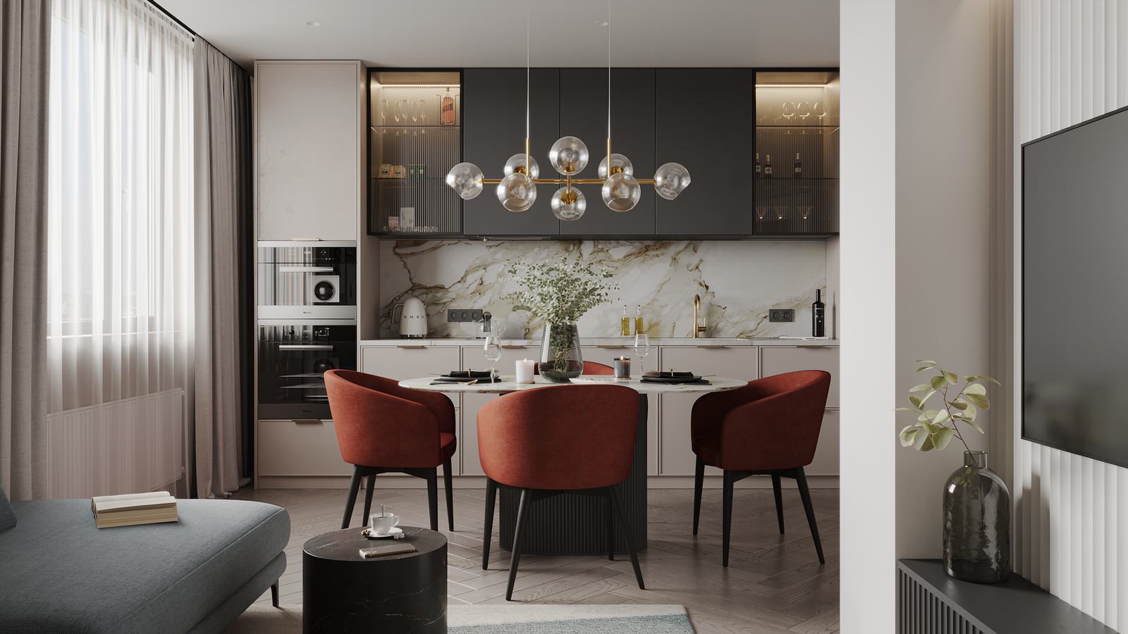 Дизайн квартиры в ЖК «Discovery Residence»