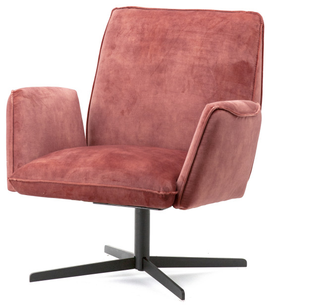 Fuchsia Velvet Accent Chair Eleonora Vivian Contemporary Armchairs And Accent Chairs By Dutch Furniture