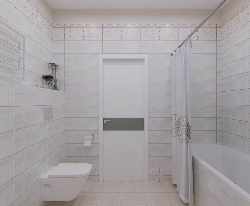 Дизайн санузла с ванной