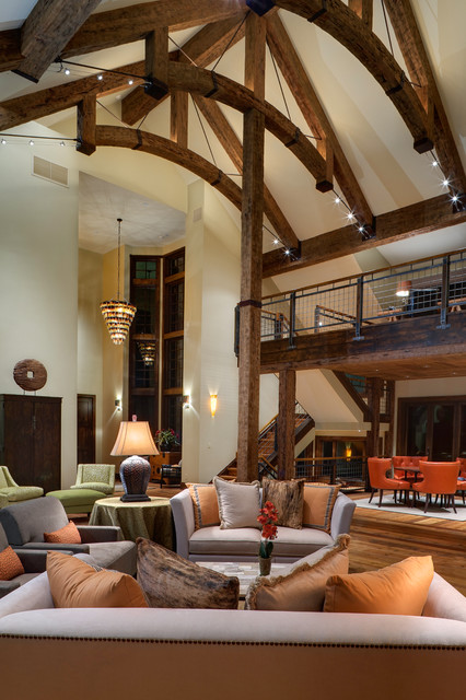 Beaver Creek Contemporary rustic-living-room
