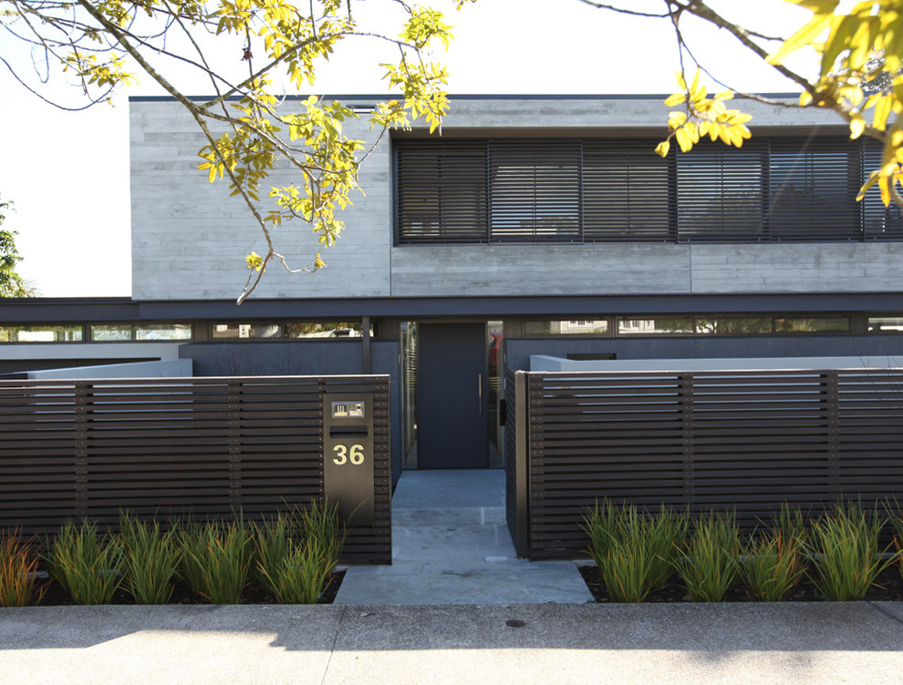 This is an example of a contemporary exterior in Auckland.
