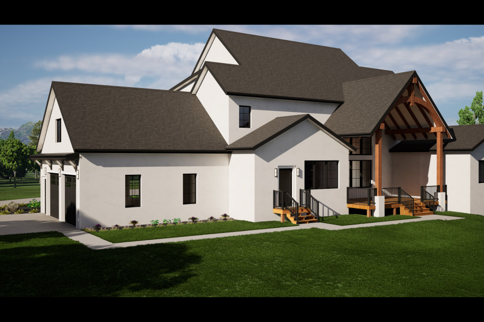 Home design - transitional home design idea