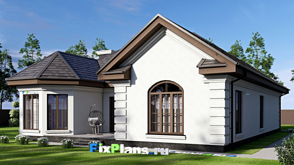 Проект одноэтажного дома 20х16м S245м2 F-17558