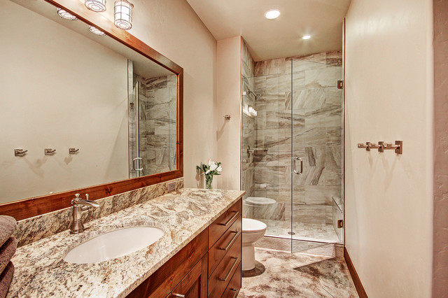 Two Cabins contemporary-bathroom