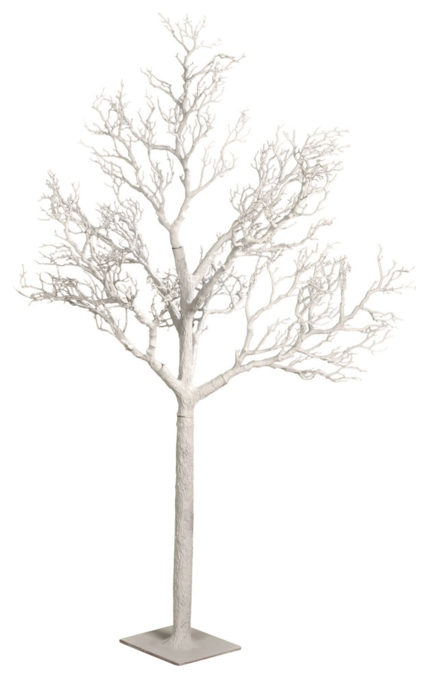 72" Deadwood Twig Tree Brown/Grey or Cream/White, Cream/White