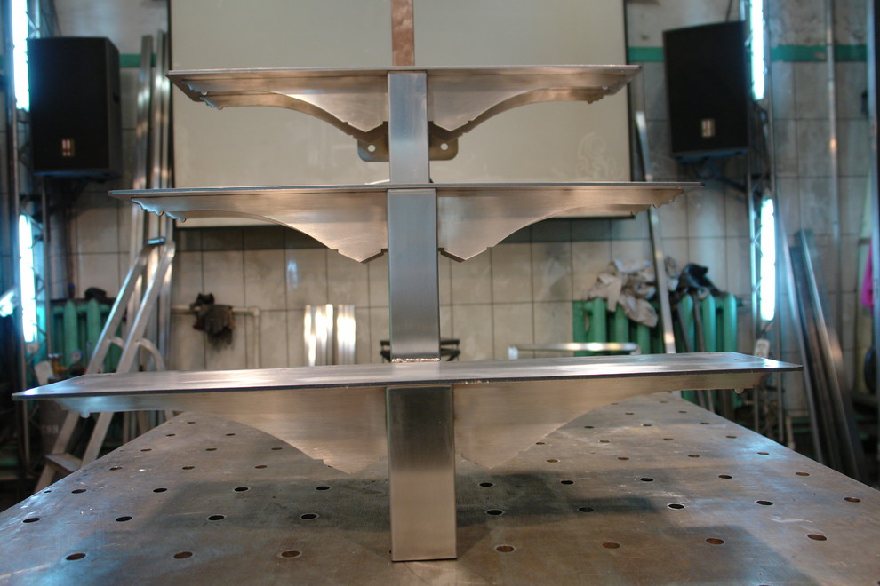 лестница из нержавеющей стали