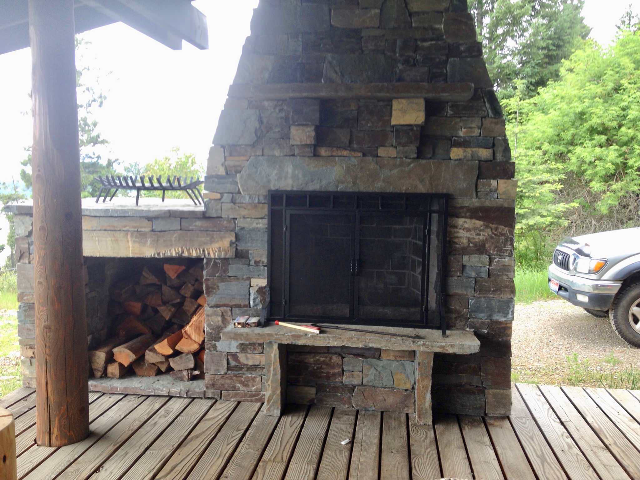 Outdoor Fireplace