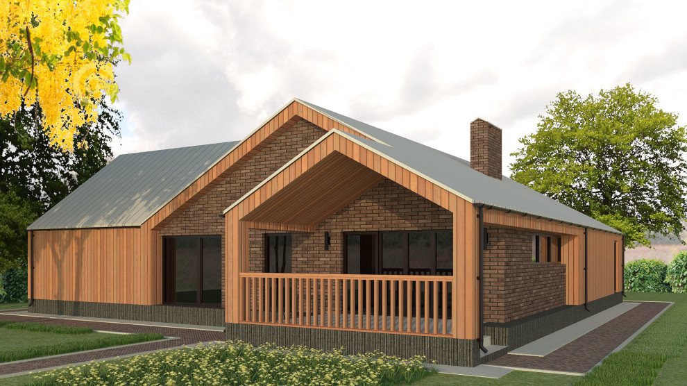 Проект типового дома для коттеджного поселка