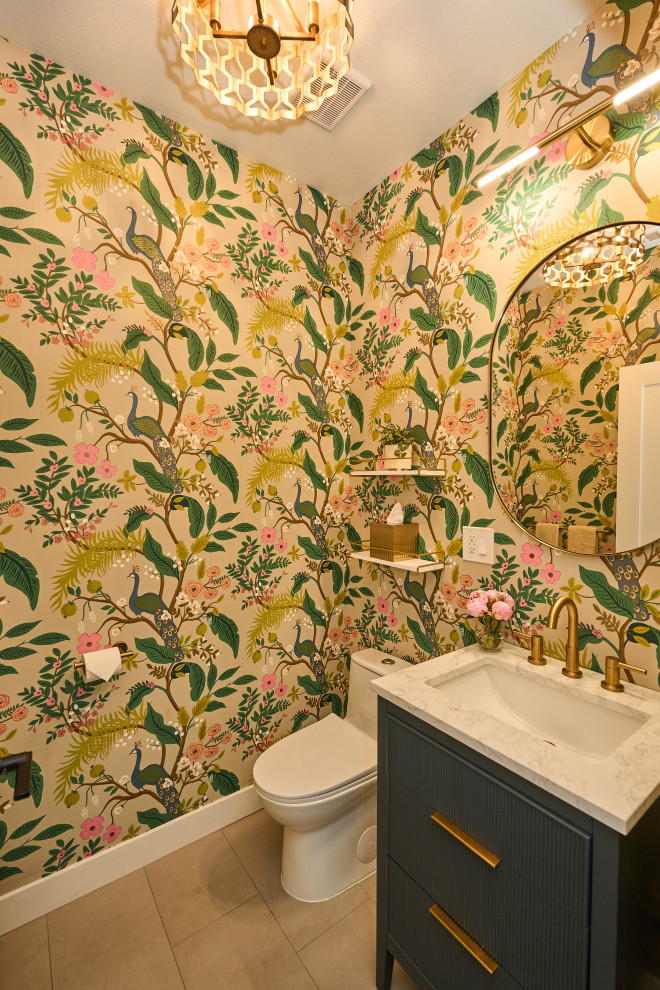 Bigelow Street - Transitional - Powder Room - Los Angeles - by Johnson ...
