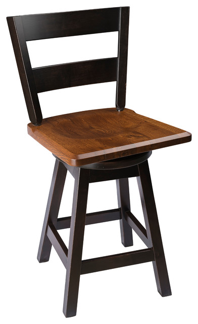 oak high back bar stools