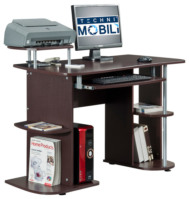 Techni Mobili Complete Computer Workstation Desk With Storage