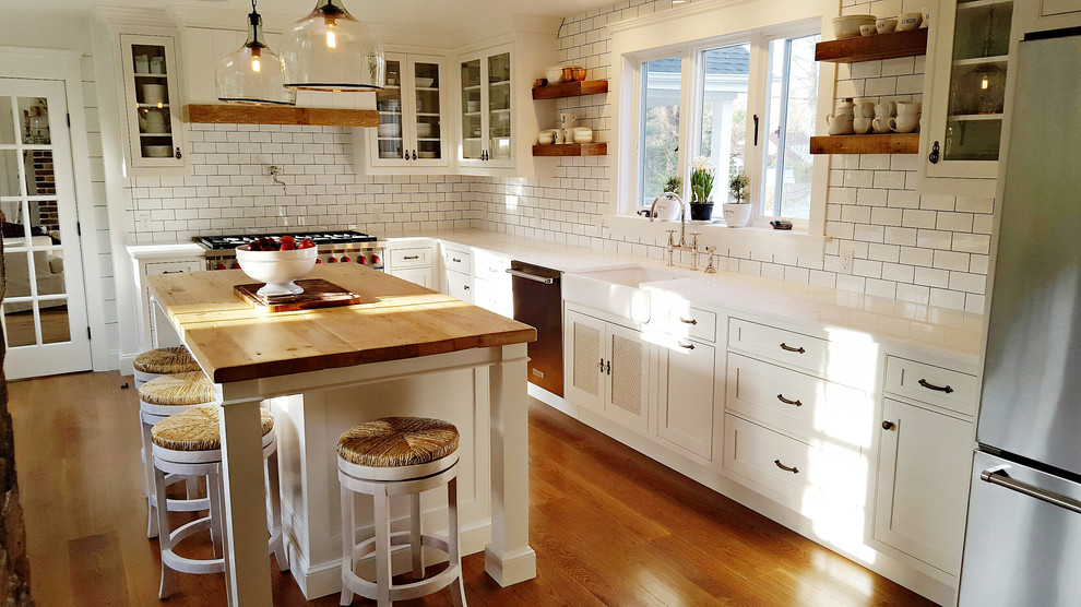 1930 farmhouse kitchen remodel - Farmhouse - Kitchen - New York | Houzz