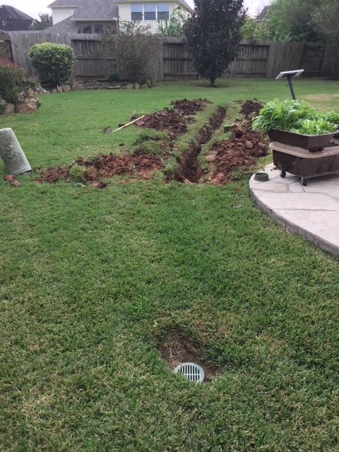 French Drain Installation