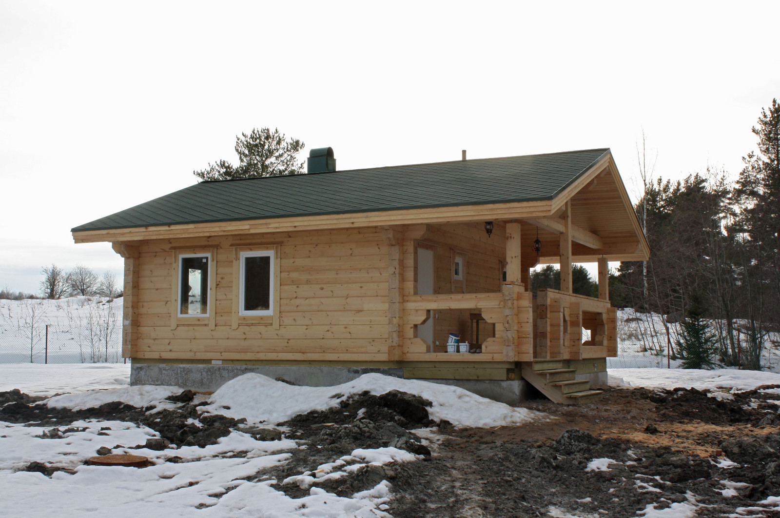 Баня на берегу Вуоксы