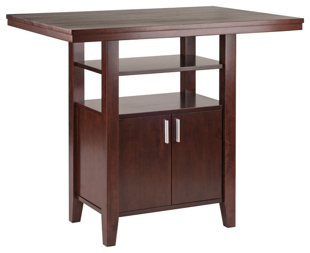 Toby End Table, Espresso Finish Transitional Side Tables And End Tables by ShopLadder