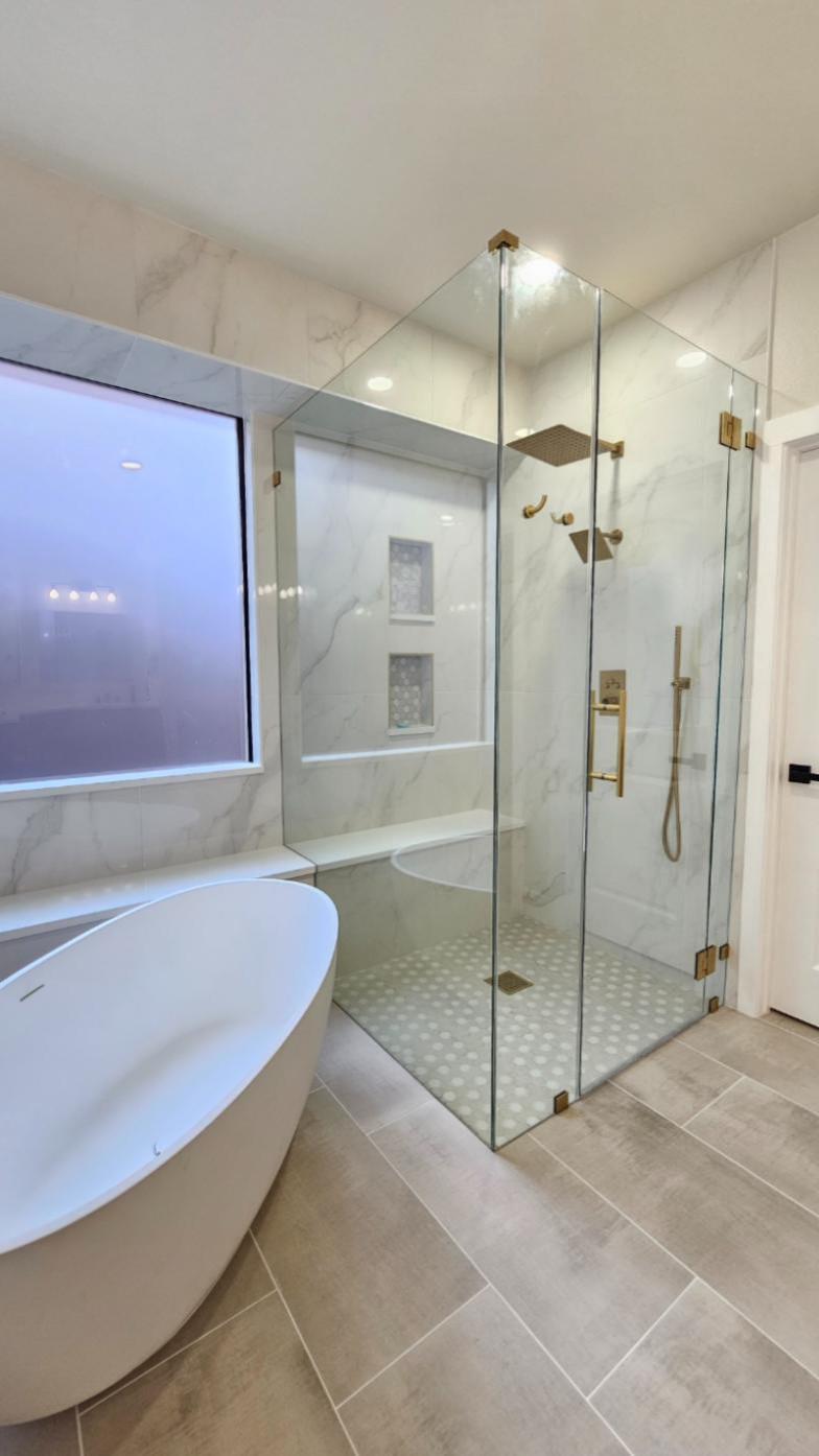 Frisco TX - Raschell Full Master Bathroom Remodeling