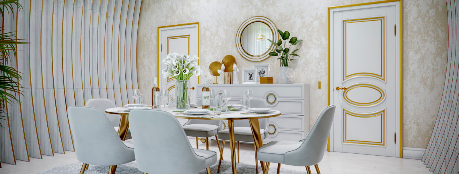 Двери Альверо в разных стилях