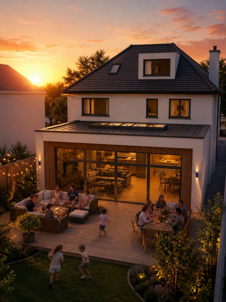 Design ideas for a contemporary terrace in Cork.
