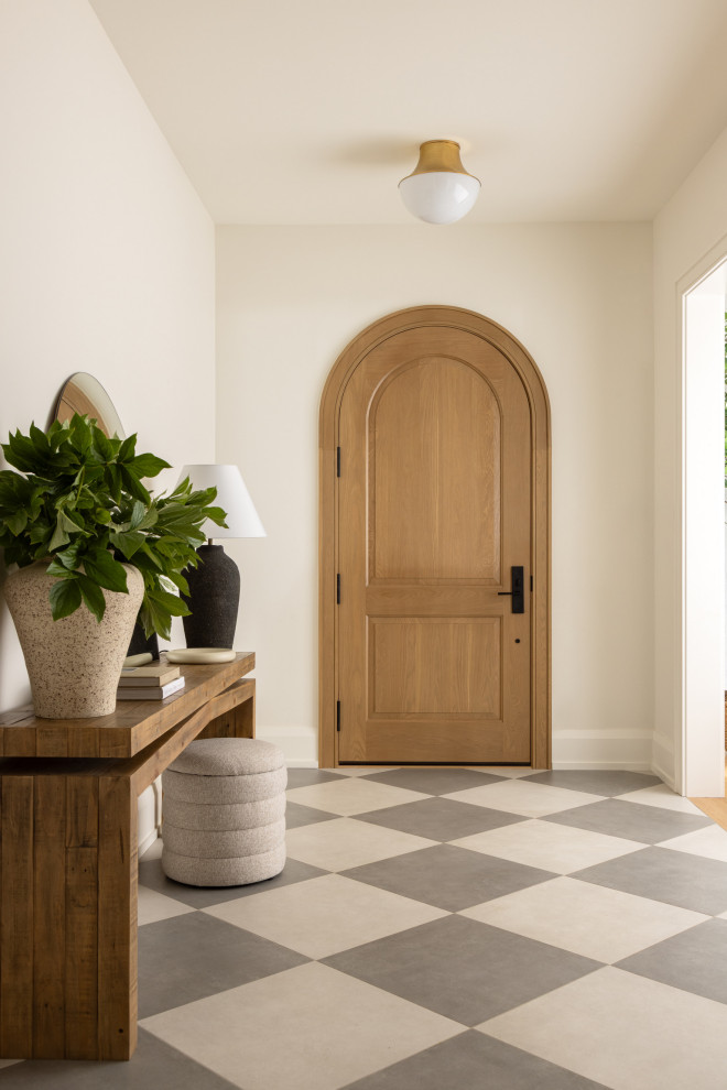 Inspiration for a transitional entryway remodel in Toronto