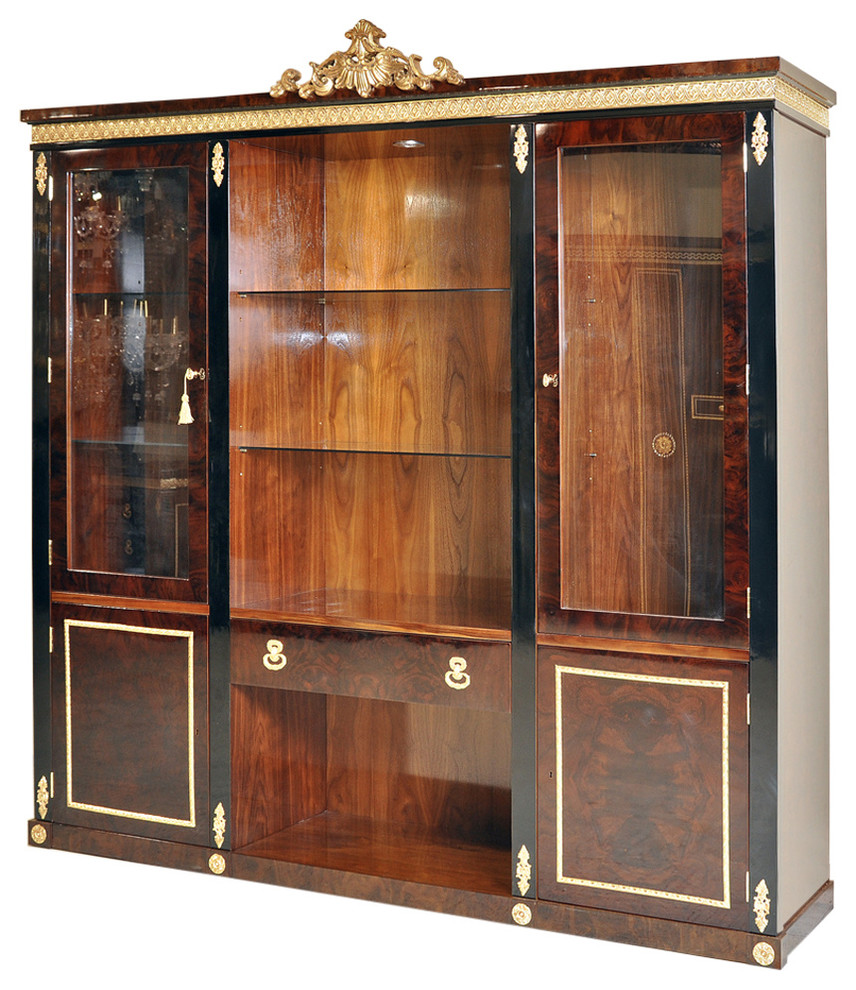 Tall Free Standing Bookcase Victorian Bookcases by Infinity