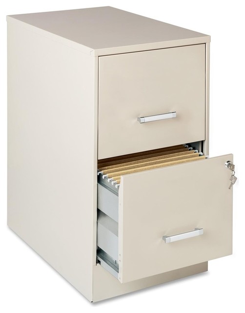 Lorell Soho 22 2Drawer File 14.3"X22"X26.7", Steel