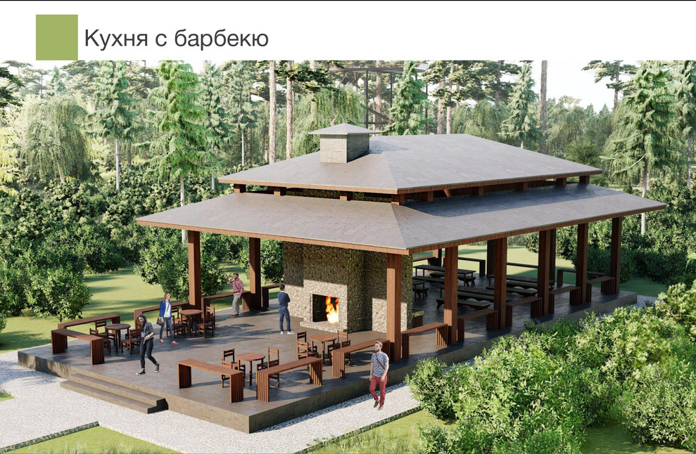 Эскизы проекта зоны отдыха