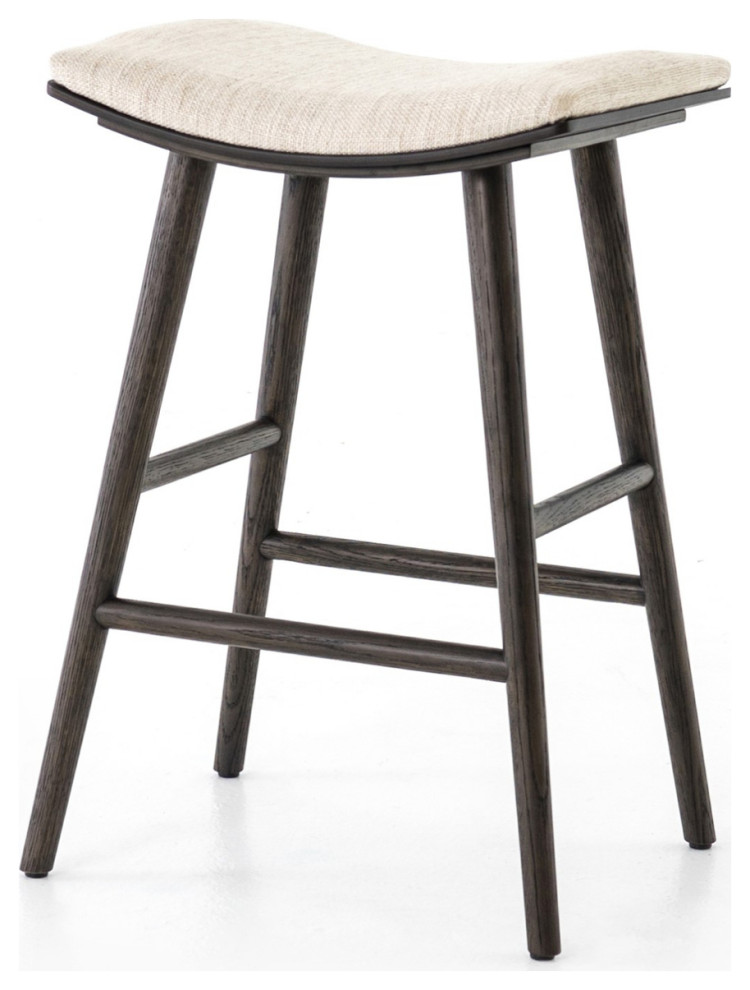 Saddle MidCentury Oak Counter Stool Midcentury Bar Stools And