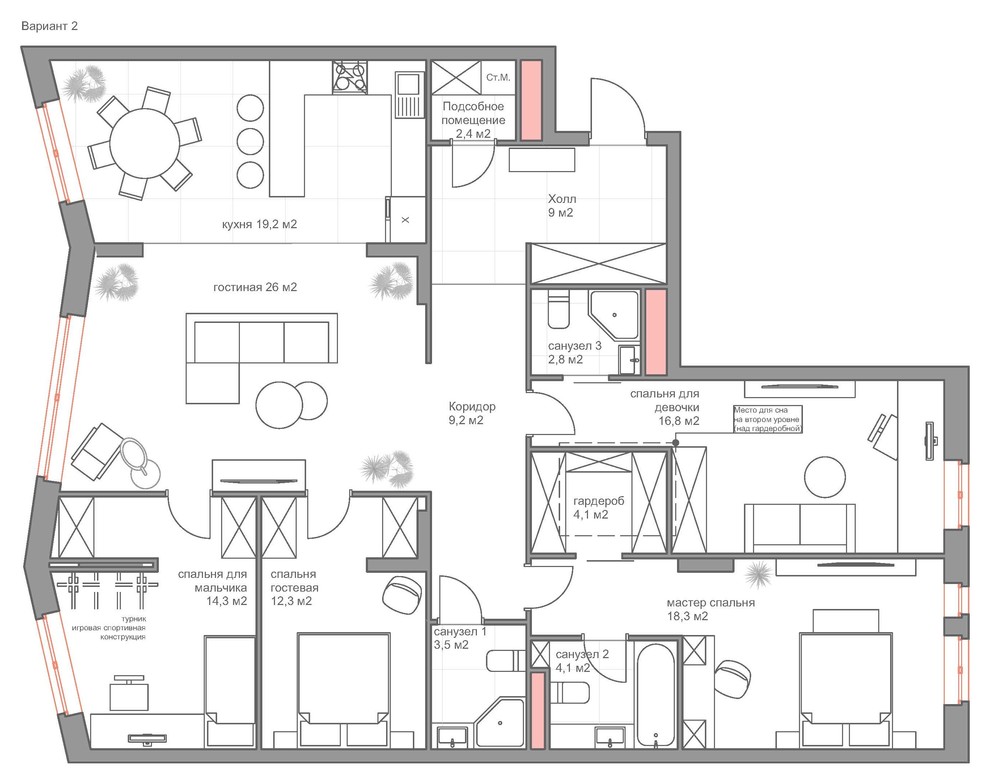 Квартира. 130 кв.м.