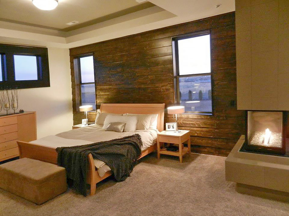 Modernes Schlafzimmer in Seattle
