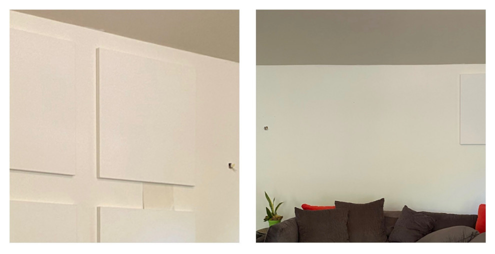 my white walls look green. help!