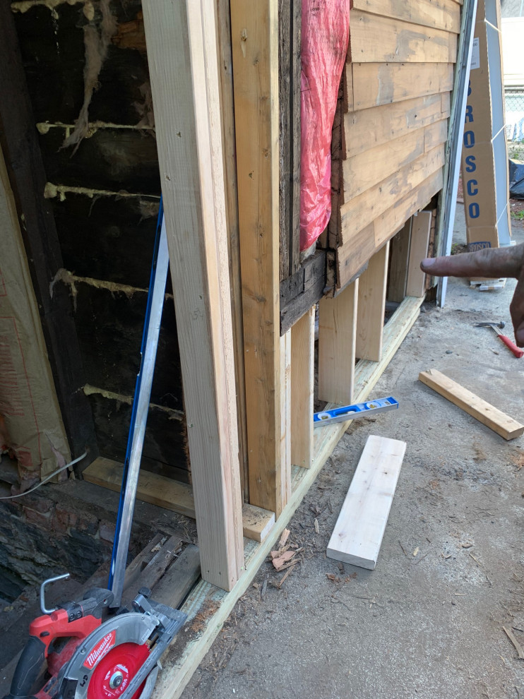 Basement doors