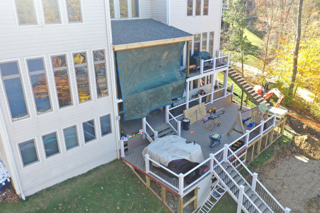 Deck With a View contemporary-terrace