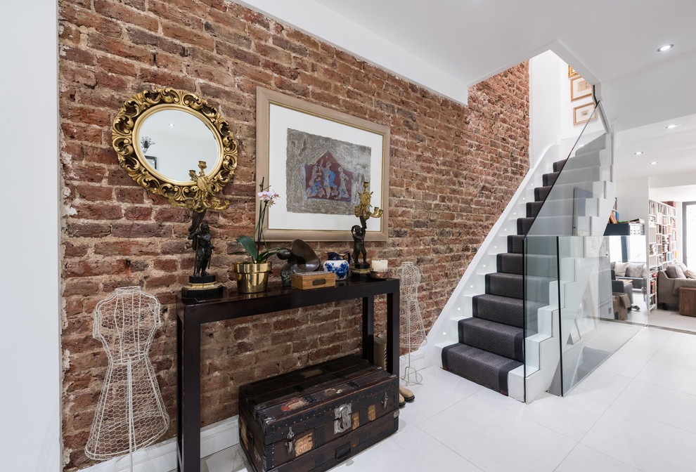 Design ideas for an eclectic staircase in London.