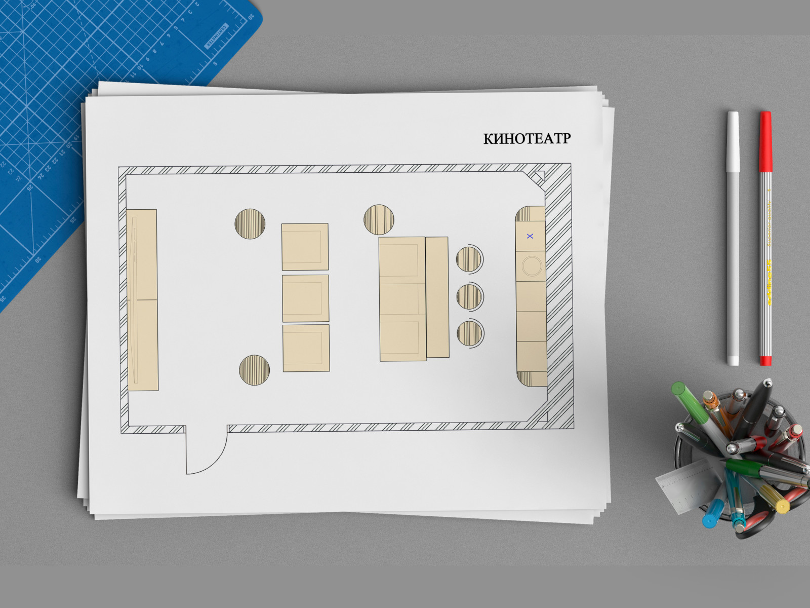 План домашнего кинотеатра