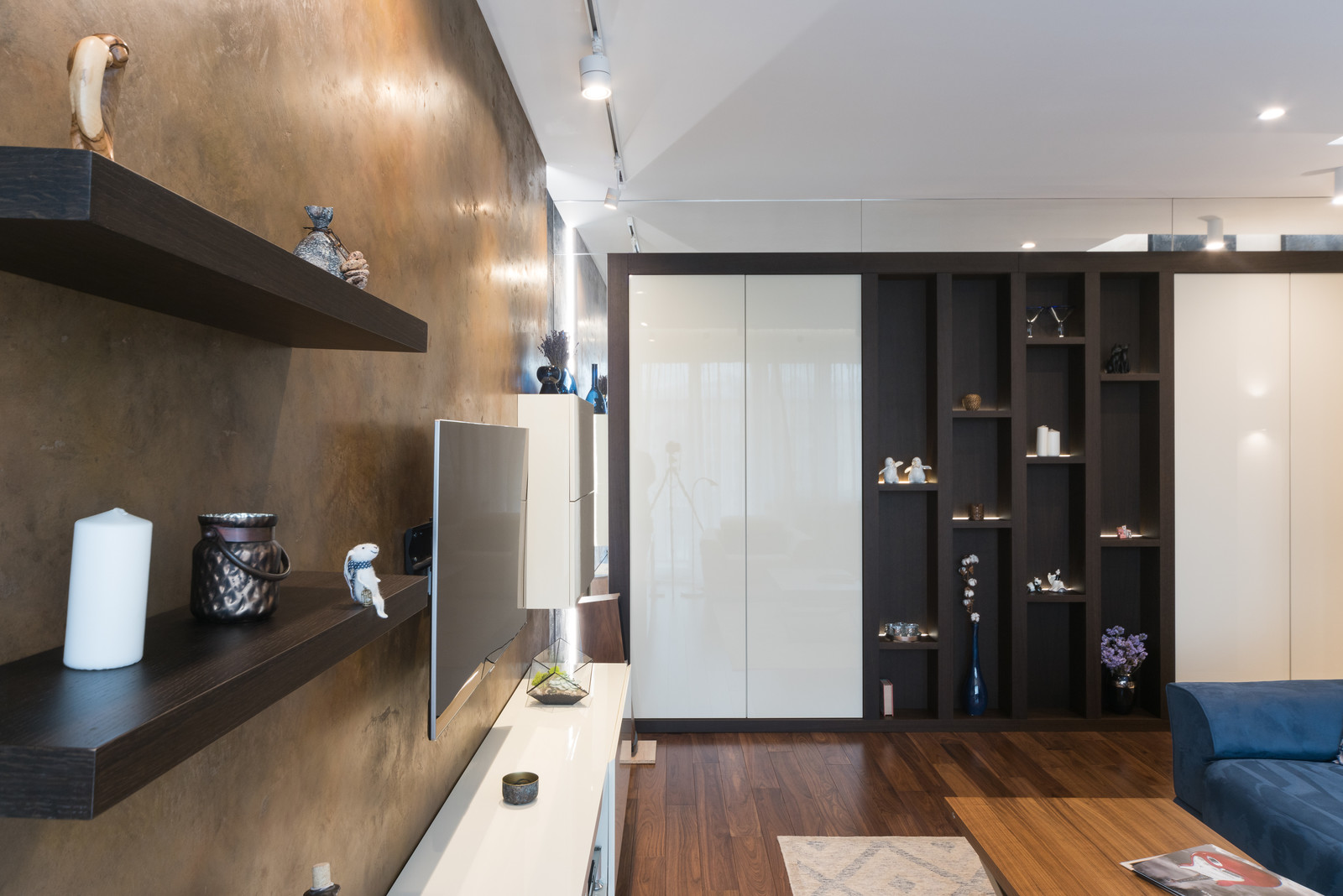 Квартира Ленинский. Контрастный минимализм