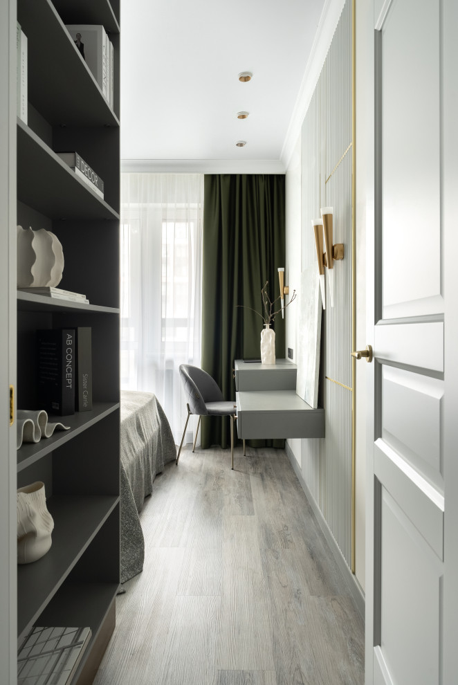 Неоклассика с акцентами индиго